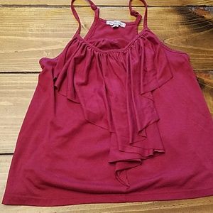 Charlotte Russe Ruffle Tank